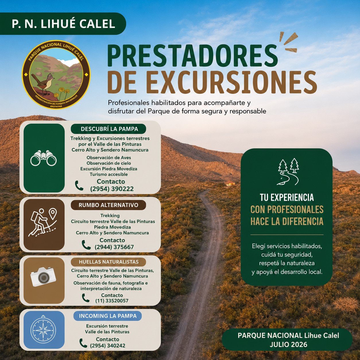 Contratá tu excursión